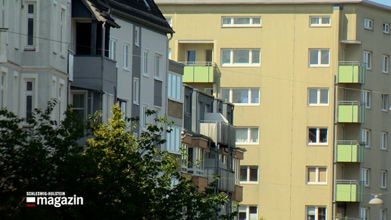Wohnhäuser in der Kieler Innenstadt. © NDR 