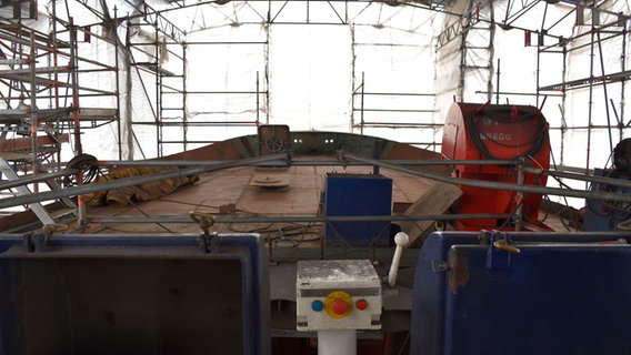 Die Werft in Bremerhaven. © Schleswig-Holsteinischer Landtag Foto: Schleswig-Holsteinischer Landtag