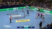 Ein Handballspiel zwischen TBV Lemgo Lippe und dem THW Kiel. © NDR 