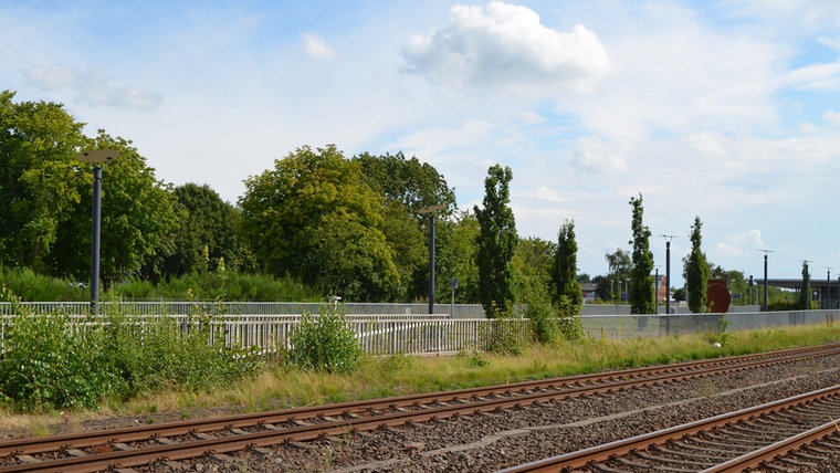 Ein Foto von einer Bahnstrecke in Heide. © NDR Foto: Katharina Kücke