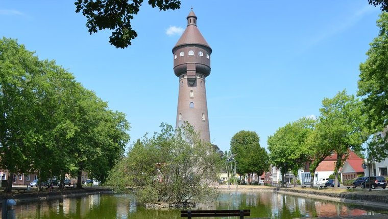 Der Wasserturm in Heide. © NDR Foto: Katharina Kücke