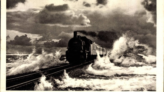 Hindenburgdamm Mit der Bahn durchs Watt nach Sylt NDR