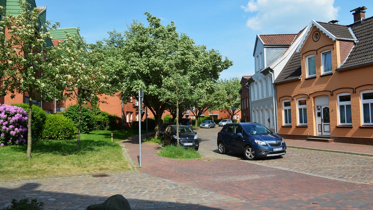 Heutige Aufnahme der Wallstraße in Itzehoe. © NDR Foto: Anne Passow