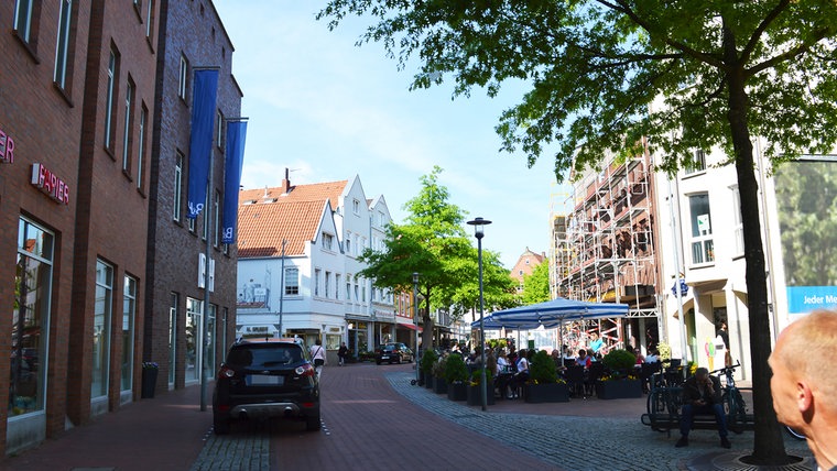 Heutige Aufnahme der Breiten Straße in Itzehoe. © NDR Foto: Anne Passow