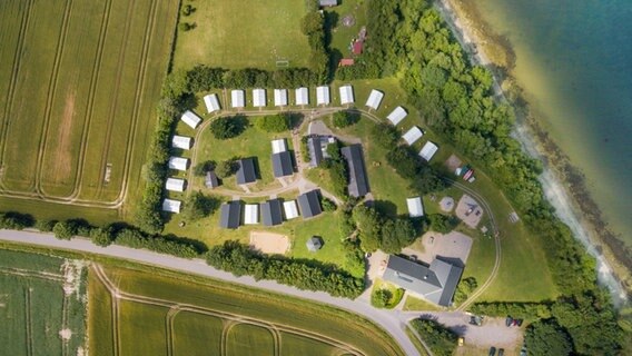 Die Jugendfreizeitstätte Neukirchen als Luftaufnahme. © Jugendfreizeitstätte Neukirchen 