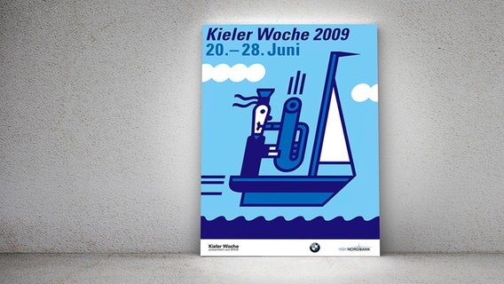 Plakat zur Kieler Woche 2009 (Bildmontage) © Landeshauptstadt Kiel, Fotolia/peshkov 