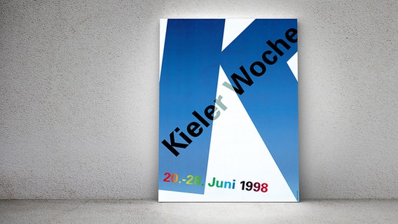 Plakat zur Kieler Woche 1998 (Bildmontage) © Landeshauptstadt Kiel, Fotolia/peshkov Foto: peshkov