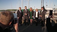 Lars Klingbeil (SPD) zu seinem Antrittsbesuch in Schleswig-Holstein © NDR Foto: NDR Screenshot