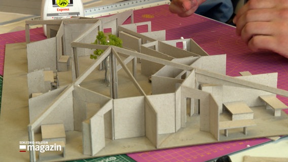 Ein Entwurf für eine Wohnsiedlung. © NDR 