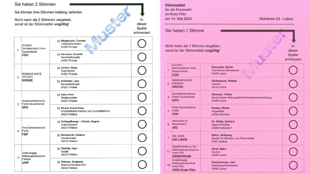 Wybory lokalne: 2,4 mln osób uprawnionych do głosowania |  NDR.de – Aktualności – Szlezwik-Holsztyn