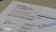 Ein Stimmzettel. © NDR 