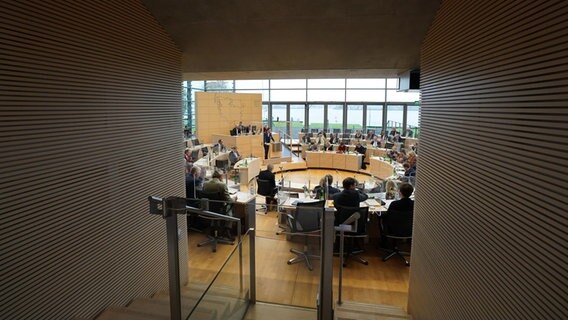 Der Kieler Landtag © NDR Foto: Marcus Brandt
