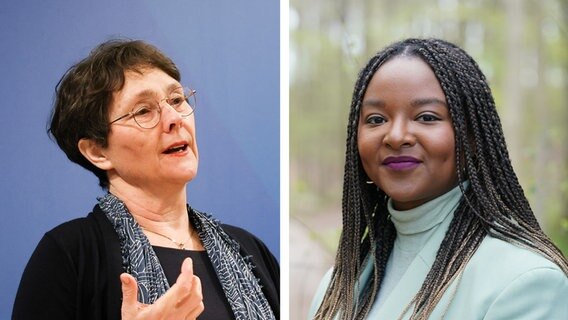Collage von Monika Heinold und Aminata Touré. © NDR Foto: Christian Charisius; Marcus Brandt