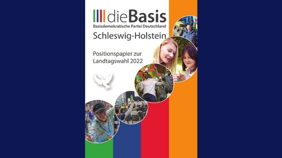 Das Deckblatt des Wahlprogramms der Basis © Die Basis S-H Foto: Die Basis S-H