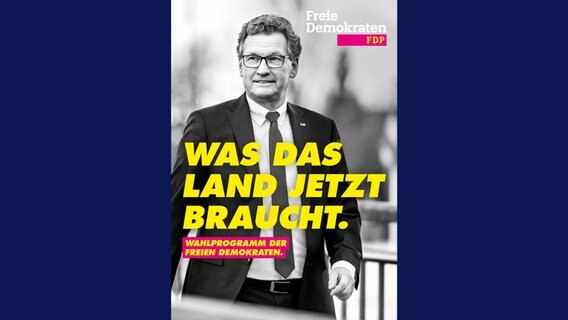 Das Deckblatt des Wahlprogramms der FDP © FDP S-H Foto: FDP S-H
