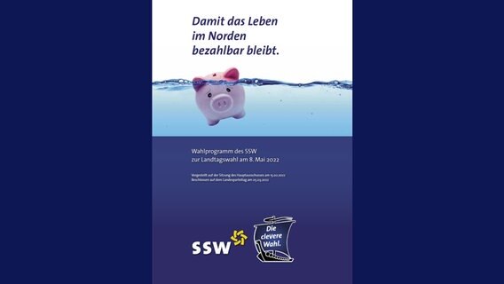 Das Deckblatt des Wahlprogramms der SSW © SSW S-H Foto: SSW S-H