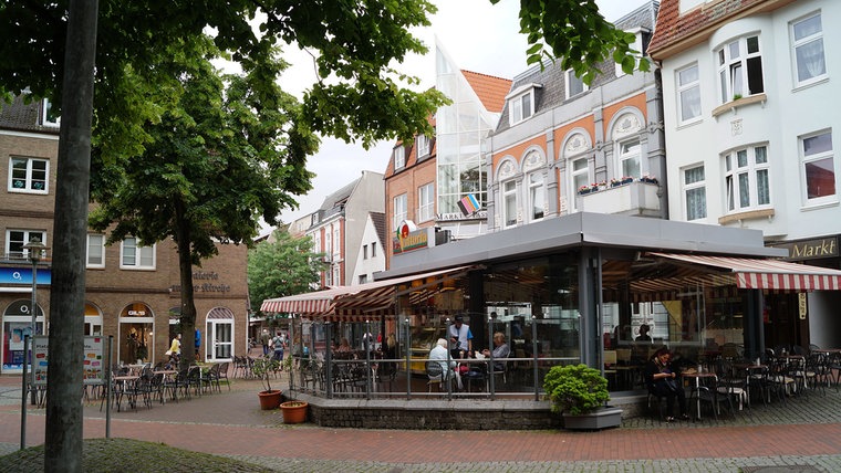 Ein aktuelles Bild von der Marktstraße in Elmshorn © NDR Foto: Robert Tschuschke