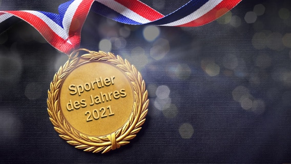 Eine goldene Medaille mit der Aufschrift "Sportler des Jahres" © Fotolia Foto: Brian Jackson