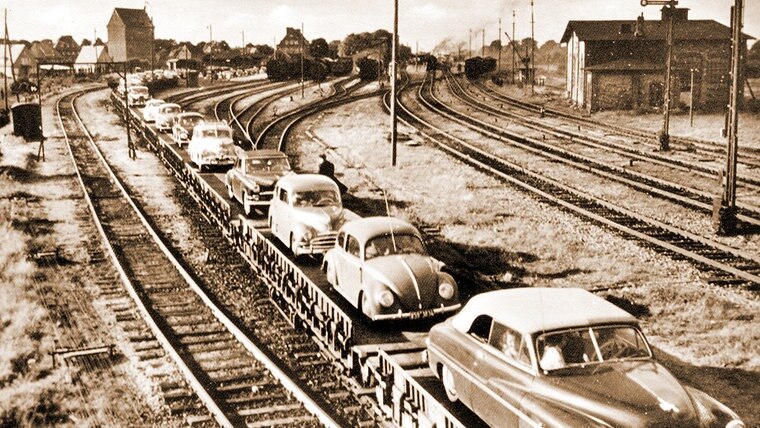 Eine historische Aufnahme des Niebüller Bahnhofs. © Verein für Niebüller Geschichte e.V. Foto: Verein für Niebüller Geschichte e.V.