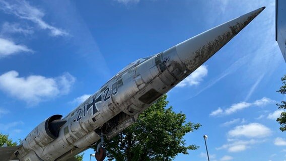 Zum Wegschmeißen zu schade - ein Starfighter. © Carsten Prehn Foto: Carsten Prehn