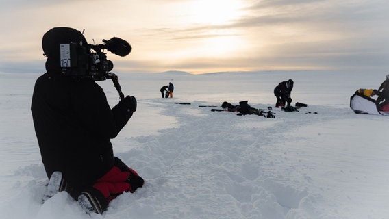 Dreharbeiten im Hardangervidda Nationalpark © NDR Foto: Lena Storm