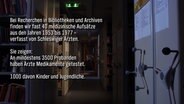 Blick in einen Gang einer Bibliothek. © NDR 