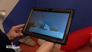 Ein Computerprogramm hilft in der Pflege. © NDR 