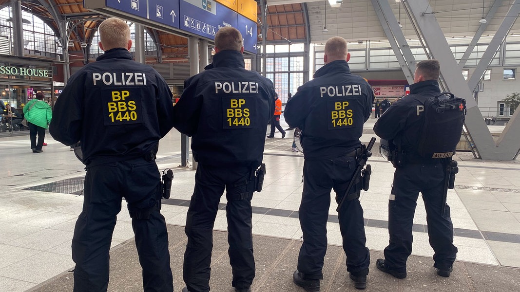 Polizeieinsatz am Kieler Hbf.