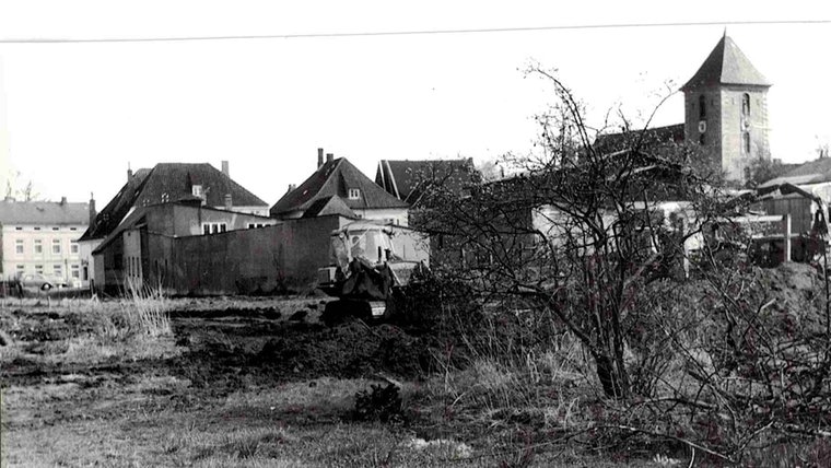 Der Cathrinplatz in den 1960er Jahren © Stadtarchiv Preetz