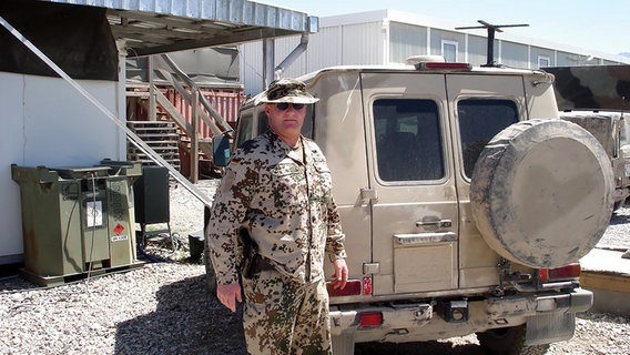 Der Soldat Rüdiger Hesse bei einem Bundeswehreinsatz in Afghanistan. © privat 