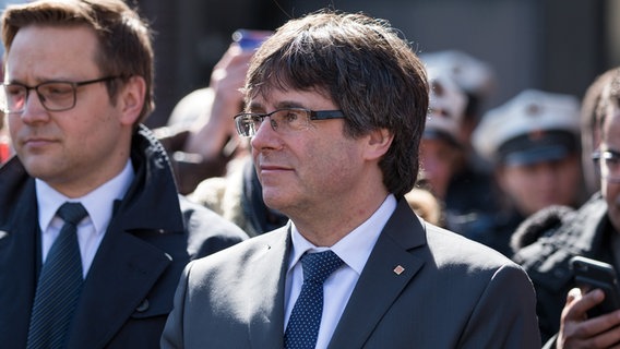 Carles Puigdemont ist frei. © NDR Foto: Janis Röhlig