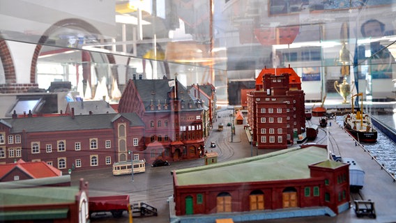 Ein Modell des Kieler Hafens. © NDR Foto: Pavel Stoyan