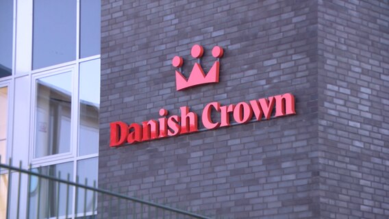 Das Unternehmenlogo von Danish Crown.  