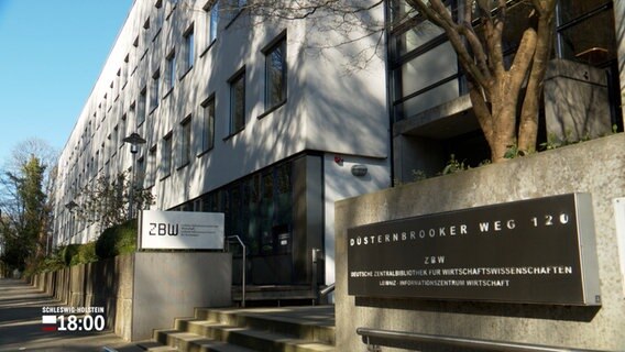 Aussenansicht der ZBW im Düsterbrooker Weg © NDR Foto: NDR