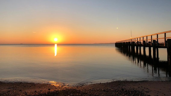 Der Sonnenaufgang über der Ostsee © Viktoria Grosse Foto: Viktoria Grosse