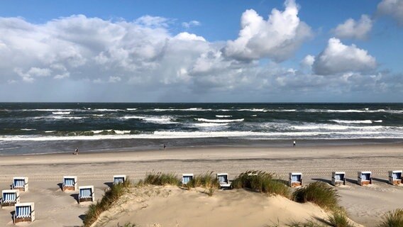 Strand auf Sylt mit Strandkörben © Cornelia Göricke-Penquitt Foto: Cornelia Göricke-Penquitt
