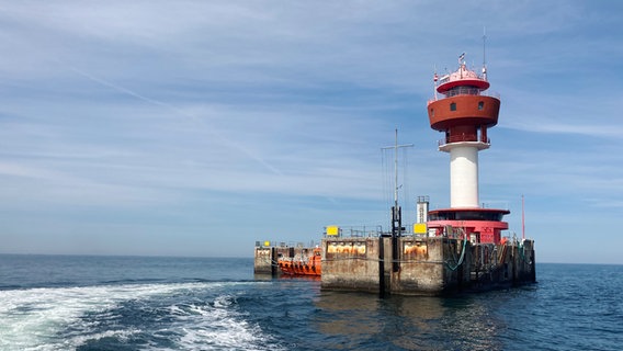 Die Lotsenstation des Kieler Leuchtturms in der Ostsee. © Dominik Dührsen Foto: Dominik Dührsen