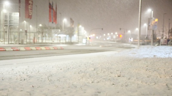 Die verschneiten Straßen in Flensburg. © Sebastian Iwersen Foto: Sebastian Iwersen