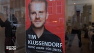 Ein Wahlplakat. © NDR 
