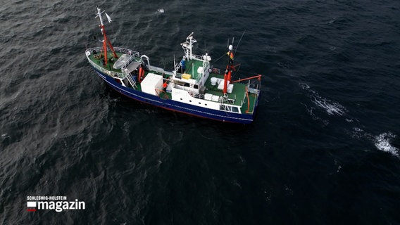 Ein Forschungsschiff des GEOMAR fährt über die Ostsee © NDR Foto: NDR Screenshot