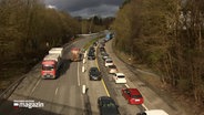 Ein Blick auf die B206 in Bad Segeberg © NDR Foto: NDR Screenshot