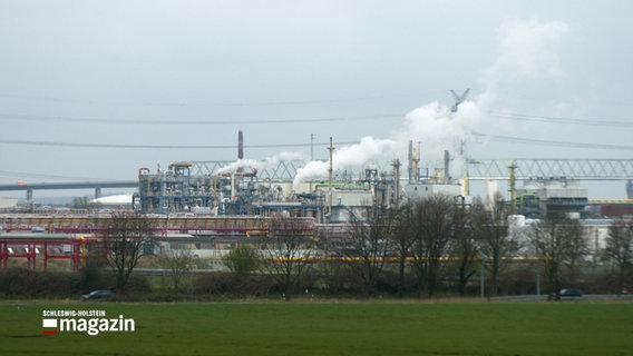 Einige Industrieanlagen in Brunsbüttel © NDR Foto: NDR Screenshot