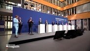 Während des "Wohnungstau-Tages" findet eine podiumsdiskussion mit Rednern statt © NDR Foto: NDR Screenshot