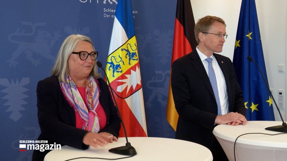 Dorit Stenke wird als neue Ministerium in Schleswig-Holstein vorgestellt. © NDR Foto: Bastian Pöhls