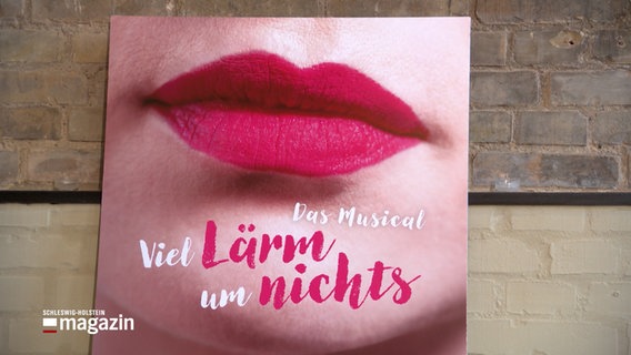 Ein Plakat zum Musical "Viel Lärm um nichts". © NDR 