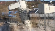 Sprengung vom Kieler Kraftwerk. © NDR 
