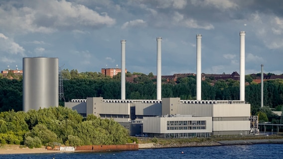 Das Küstenkraftwerk der Stadtwerke Kiel AG am Kieler Ostufer. © picture alliance/dpa | Soeren Stache Foto: Soeren Stache