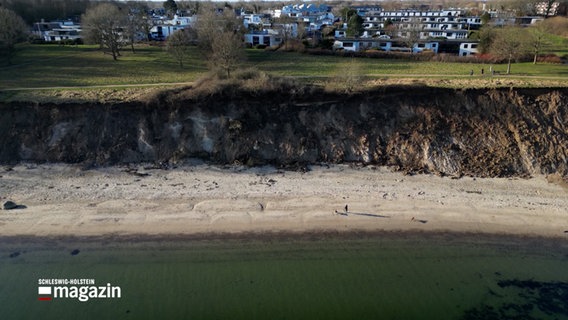 Die Steilküste in Kiel Schilksee. © NDR 