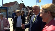 Bundespräsident Frank-Walter Steinmeier (SPD) zu Besuch in Eckernförde. © NDR 