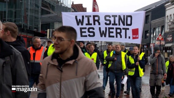 ver.di hat die Mitarbeitenden im öffentlichen Dienst zum Streik aufgerufen. © NDR 